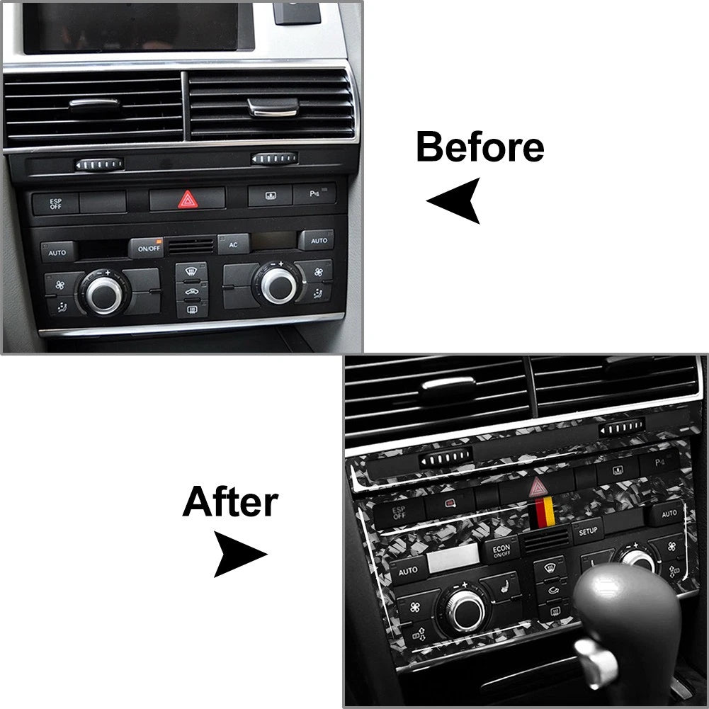 Air Conditioning CD Control Panel Cover Trim for Audi A6 S6 (2005–2011)