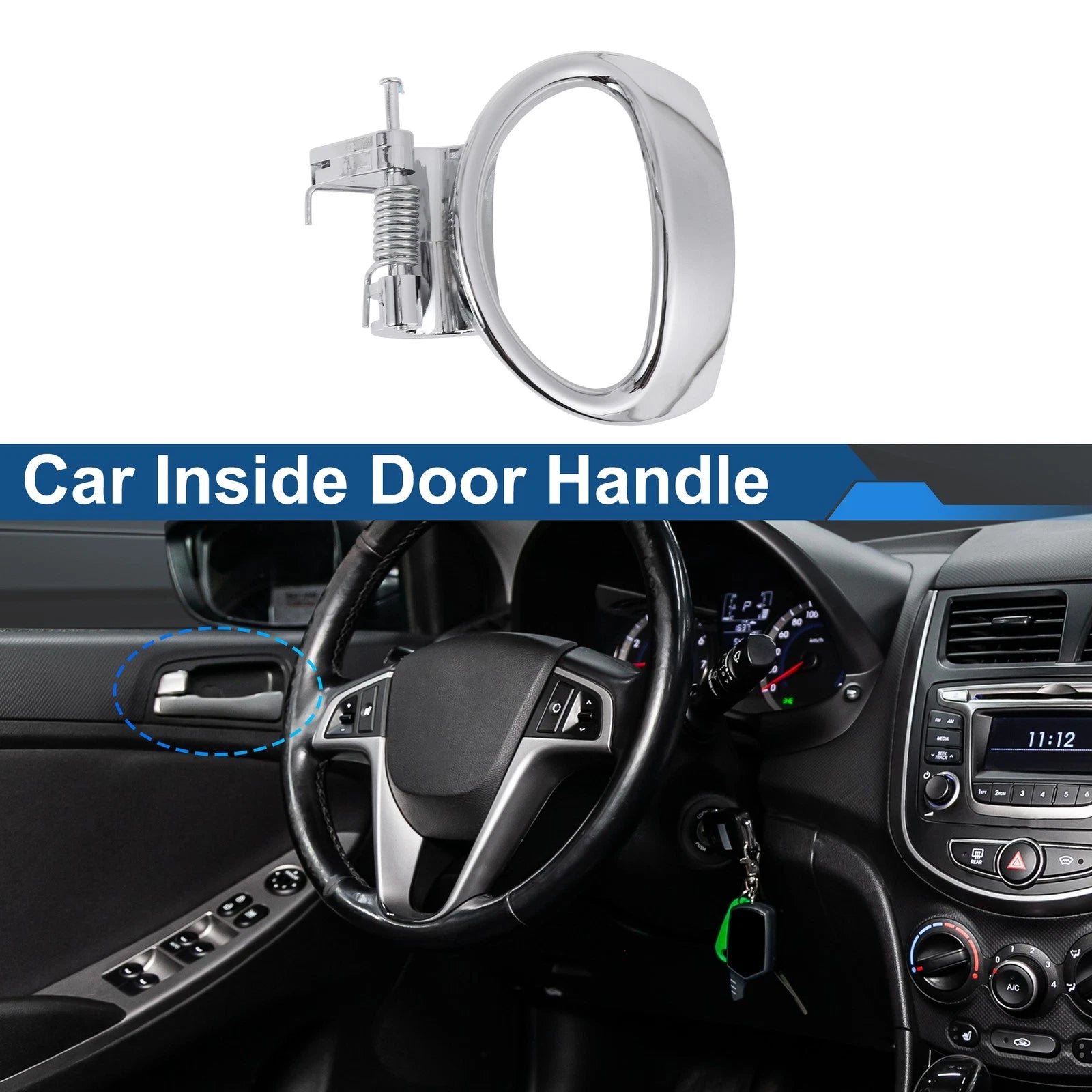 Front Driver Side Interior Door Handle Replacement for Chevrolet HHR (2006–2011)