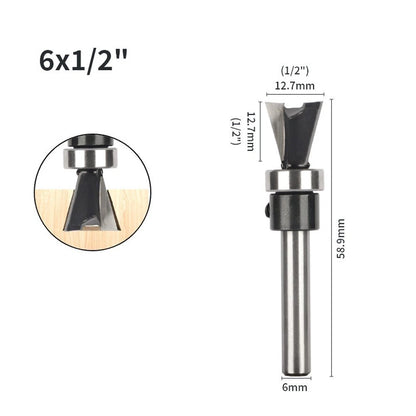 Dovetail Bit for Drawer Making - Anti Kickback Design