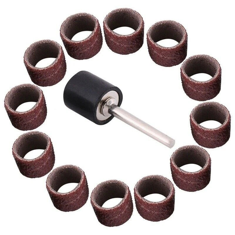 1/2" Rubber Sanding Belts Mandrel for Engraving Grinding Polishing