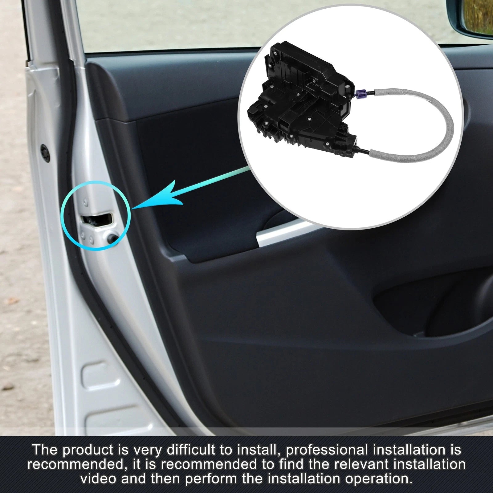 Rear Left Lower Door Lock Actuator Replacement for Mercedes GL GLE GLS ML (2009–2015)