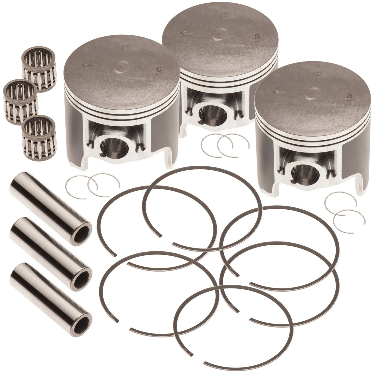 Triple Piston Kit for Yamaha Wave Raider Venture Exciter 1100 (1995–2000) 1.00MM Over