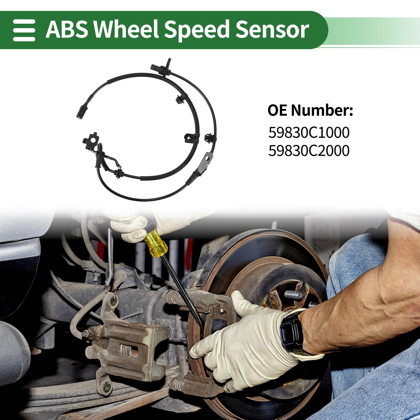 ABS Wheel Speed Sensor Replacement for Hyundai Sonata (2015–2019)