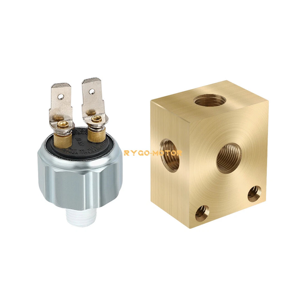 Brake Cross Fitting w/ Stoplight Pressure Switch for Polaris Sportsman (2000–2007)