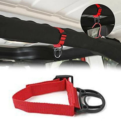 Car Coat Hook for Universal Fit (1Pc) Red/Black Interior ABS