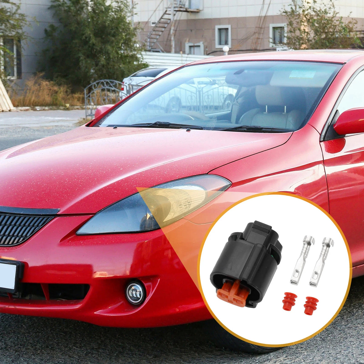 2 Pin Front Indicator Lights Connector Plug for Kawasaki
