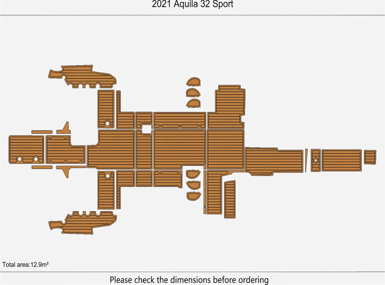 EVA Pads for Astilux 32 Sport Swim Platform (2021)