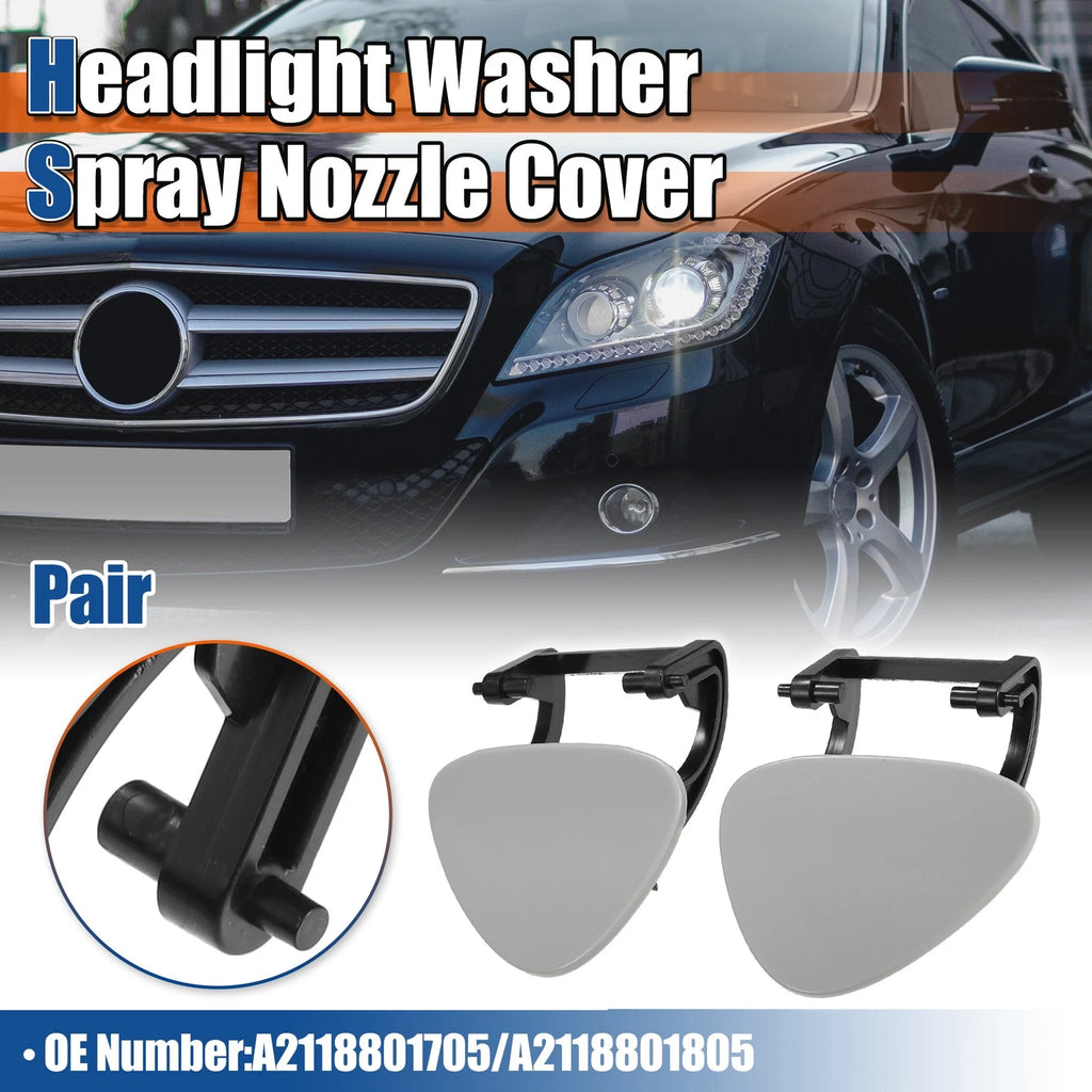 Headlight Washer Spray Nozzle Replacement Left Right Pair for Mercedes-Benz (2007–2018)