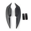 Fairing Winglets Side Siler Deflector Air Wing Kit Universal Pair Black