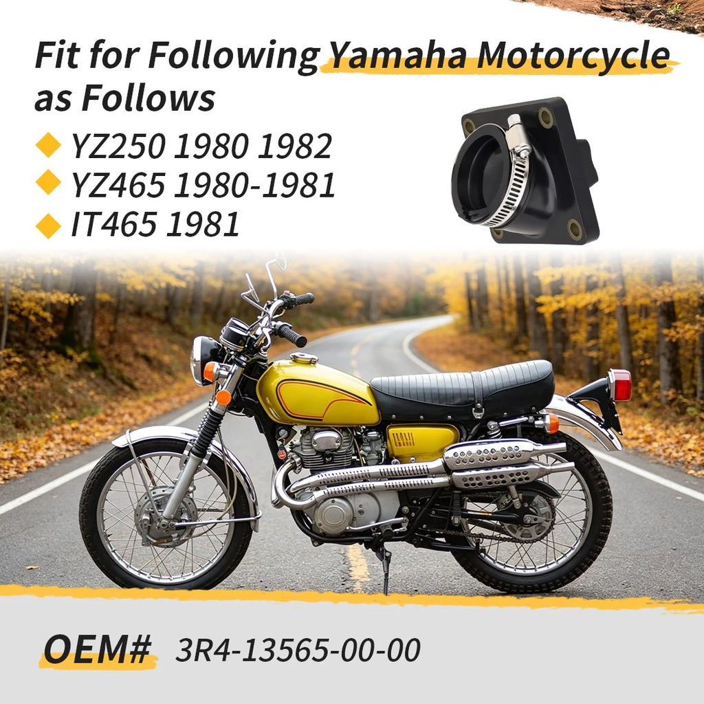 Intake Manifold Boot Joint for Yamaha YZ250 YZ465 IT465 (1980–1982)