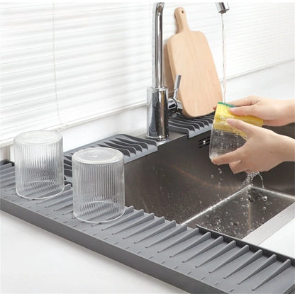 Draining Pad for Easy Clean Coverage Scratch Resistant Material