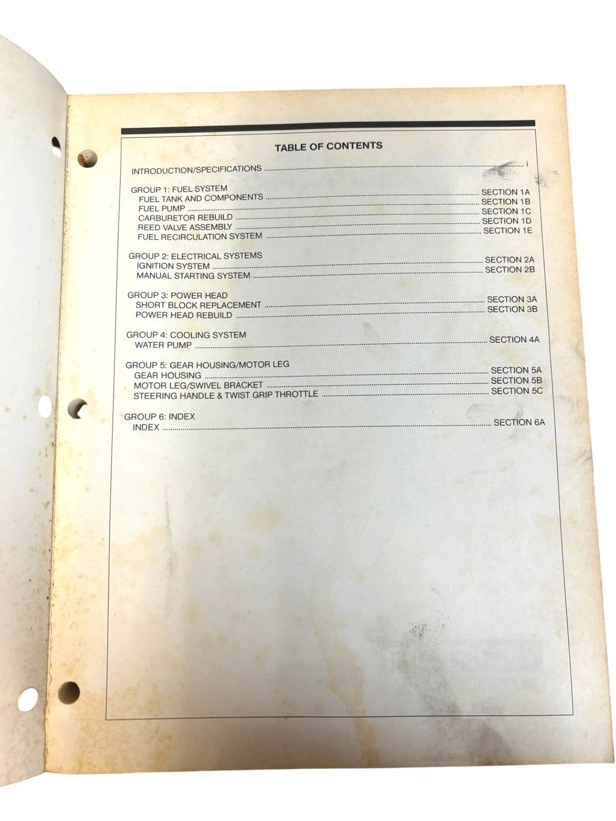 Service Manual for Force Outboards OB4646 (1988–1991) 9.9/15 HP
