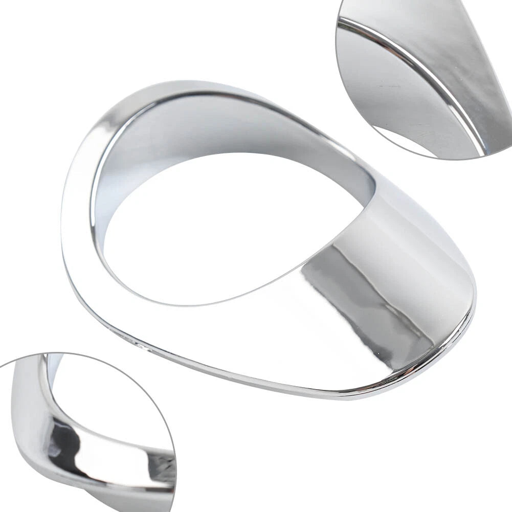 Chrome Right Battery Cover Oil Dipstick Bezel kit for Harley XL1200 883 2004-22
