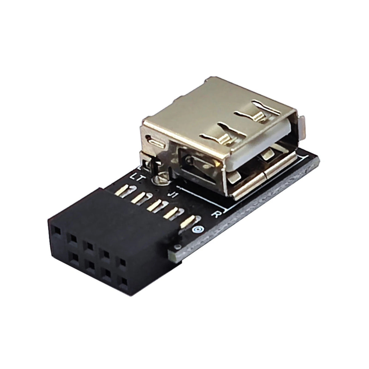 USB 2.0 9Pin Front Panel Header Adapter for USB Type A (Universal)