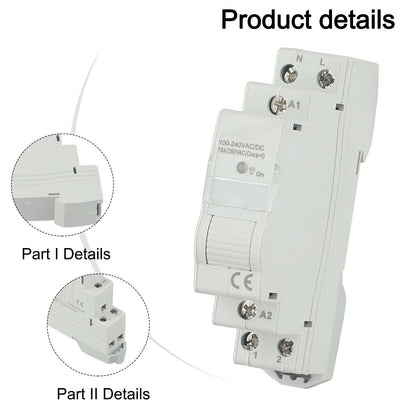 WiFi Timer Switch for Tuya APP Control (Compatible with Rail)