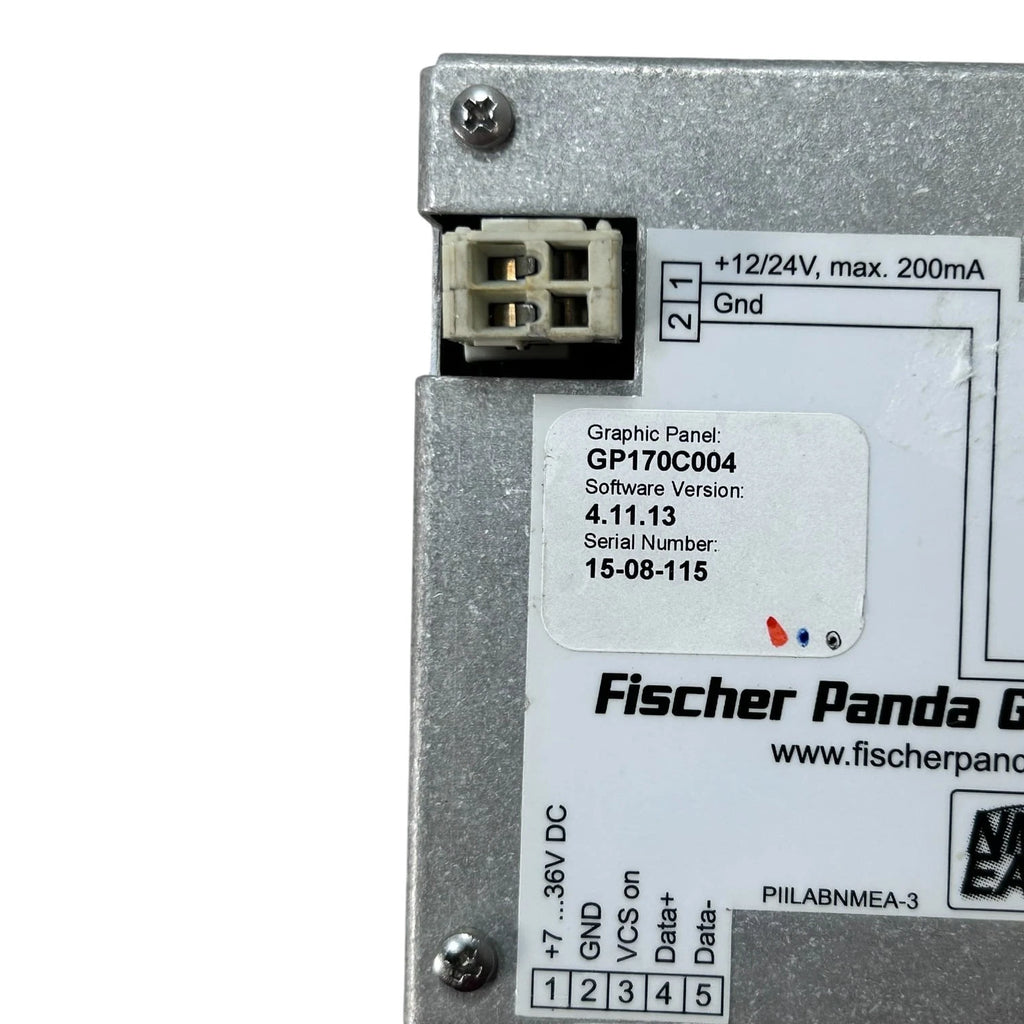 Fischer Panda PMS12 Control Panel for Mini Diesel Generator (Marine)