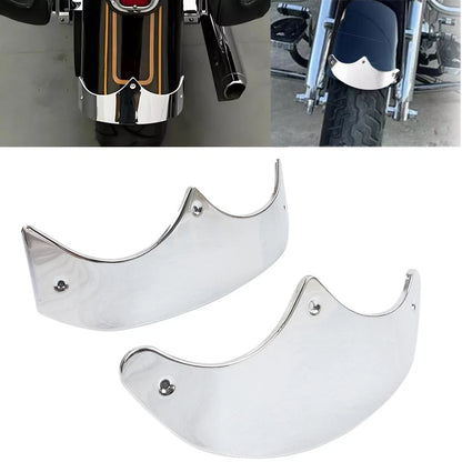 Chrome Mudguard Tip Edge Trim for Harley Fat Boy FLSTF (1989–2006)