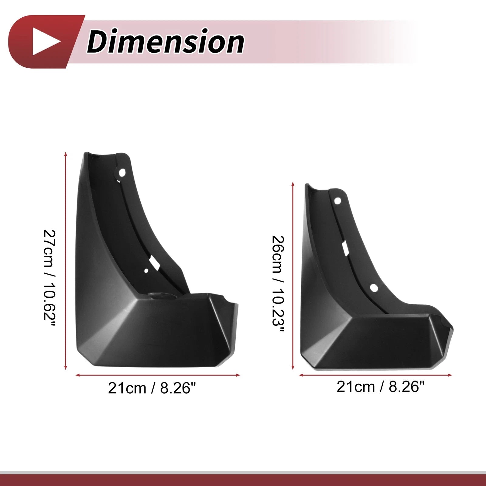 Mud Flaps Splash Guards 1 Set Mud Guards for Hyundai IX45 (2024–2024)