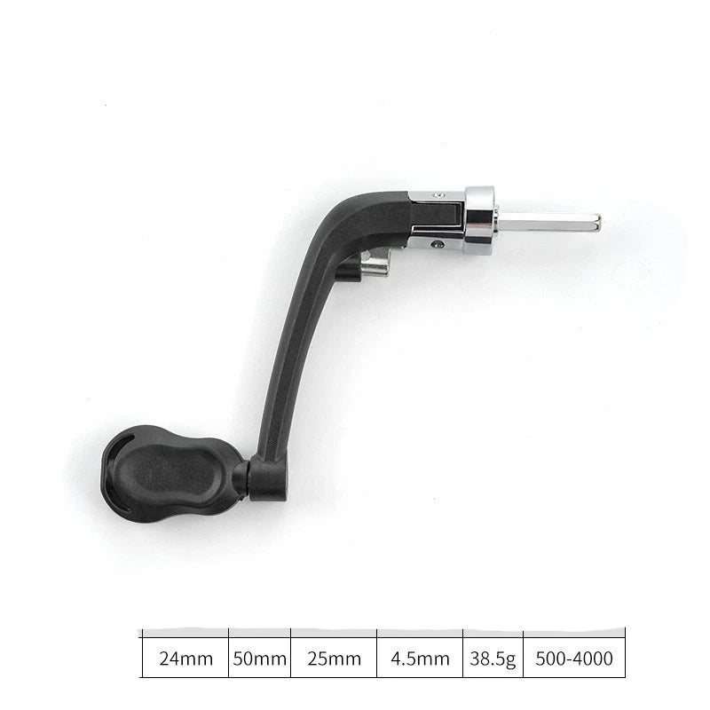Fishing Reel Handle for Universal Models (Foldable, Reinforced Metal)