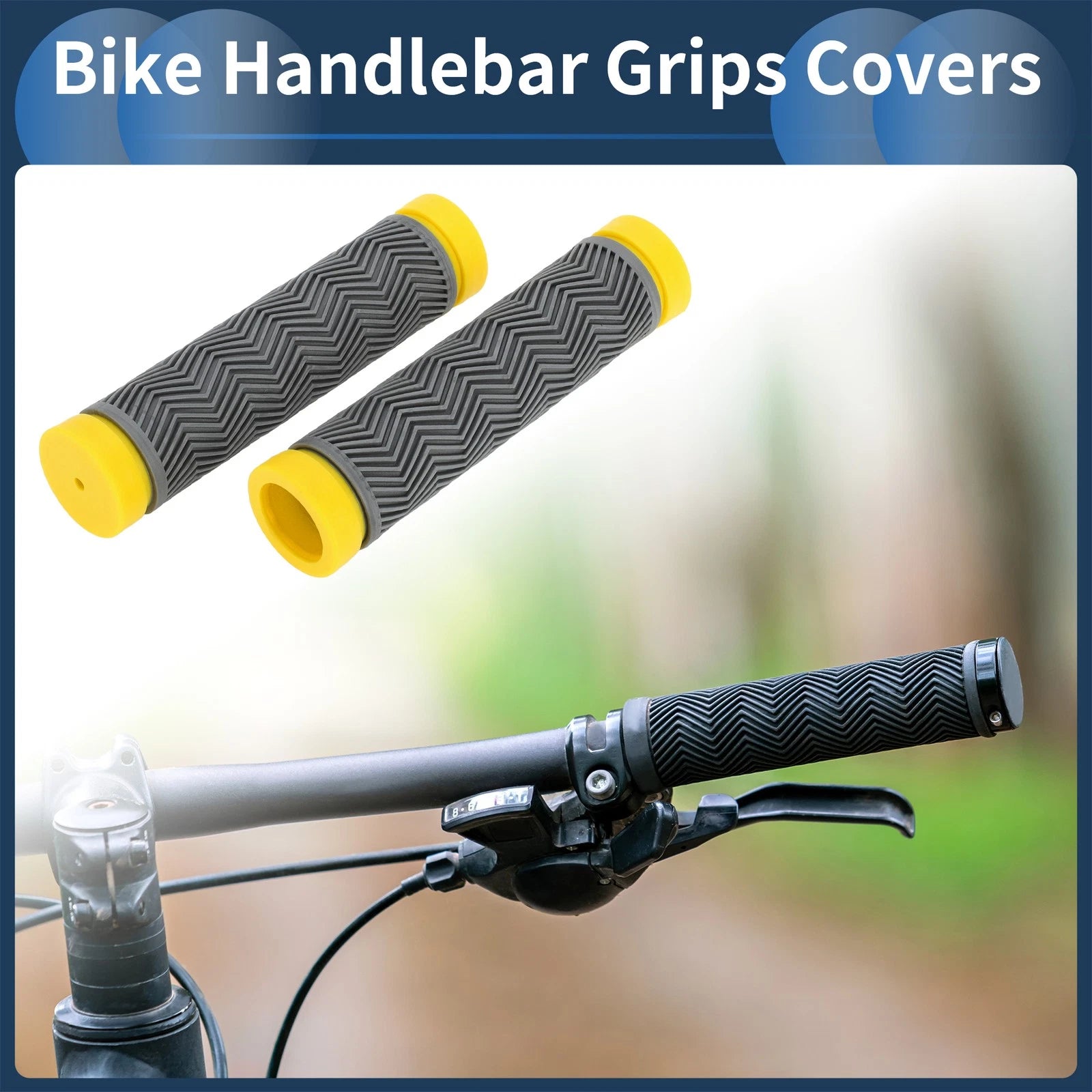 Handlebar Grips Cover Replacement 130mm End Protectors for Bike (Universal)