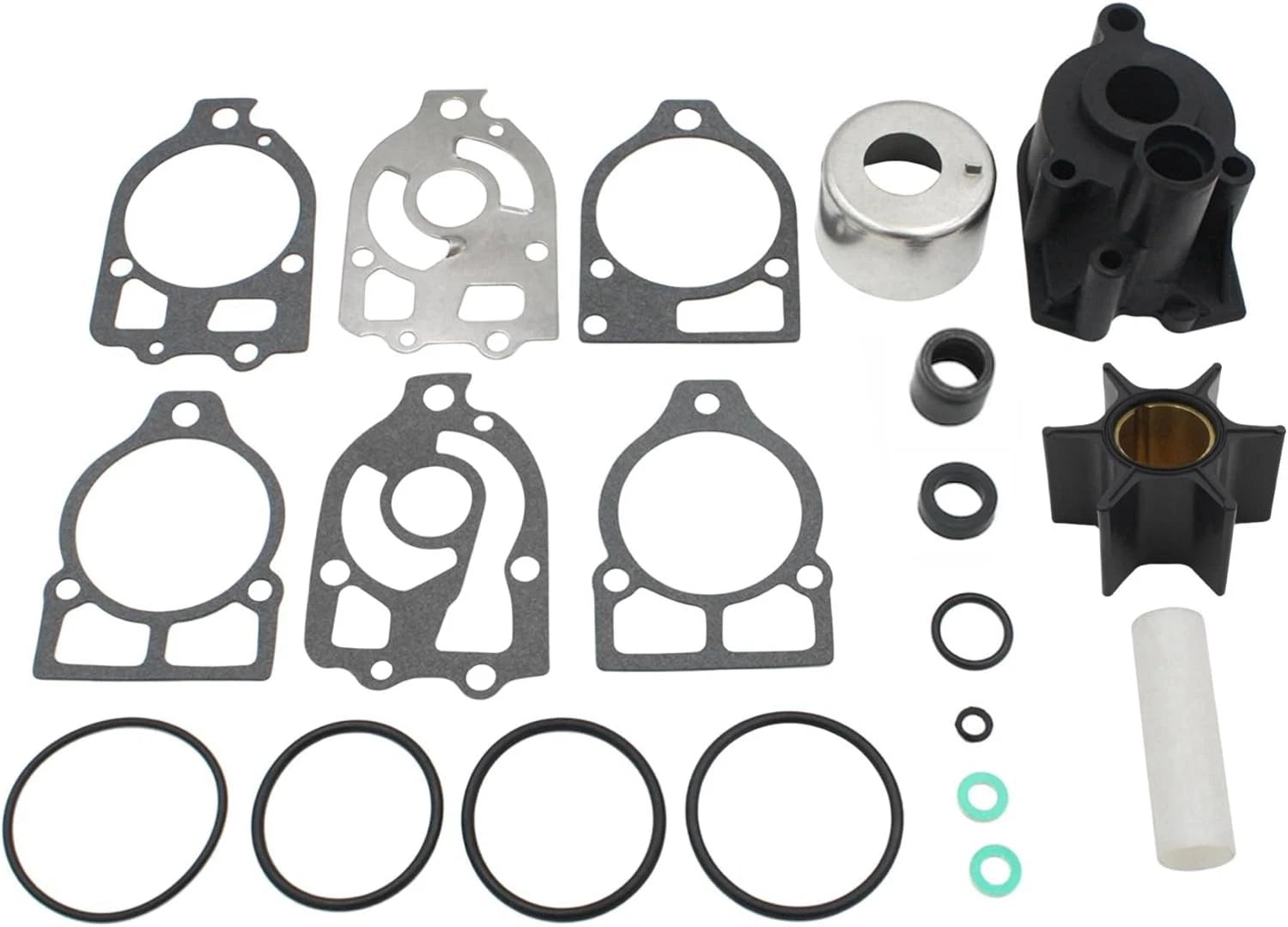 Water Pump Impeller Kit with Housing for Mercruiser Alpha One Gen 1 (1986–1990) 46-73804A