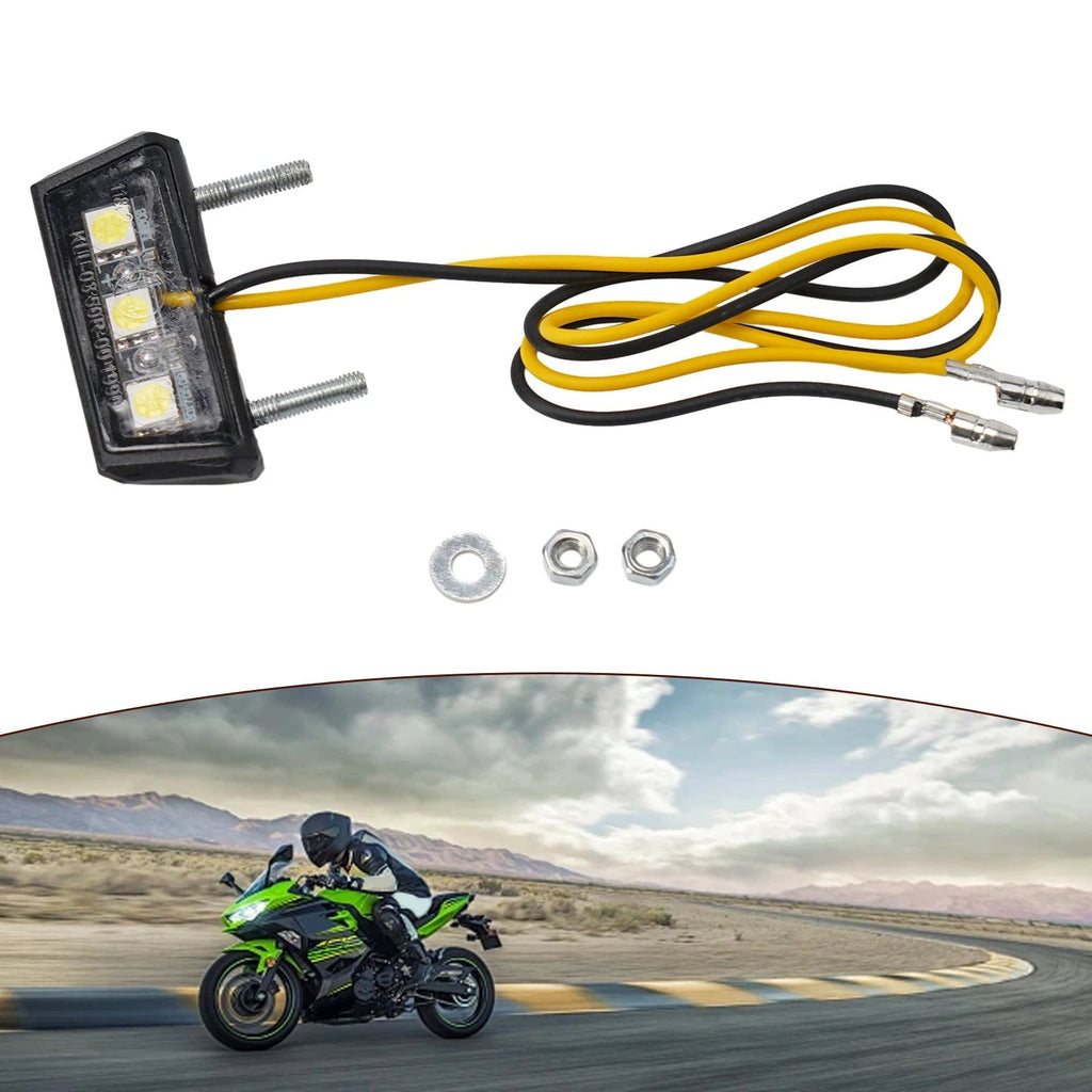 LED License Plate Light for Motorcycle (12V)