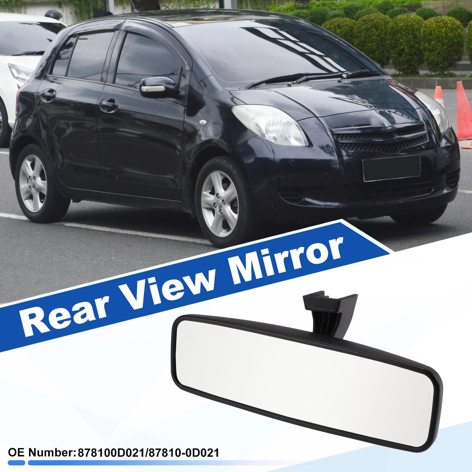 Interior Rearview Mirror Replacement for Toyota Corolla 2002–2007 (1 pc)