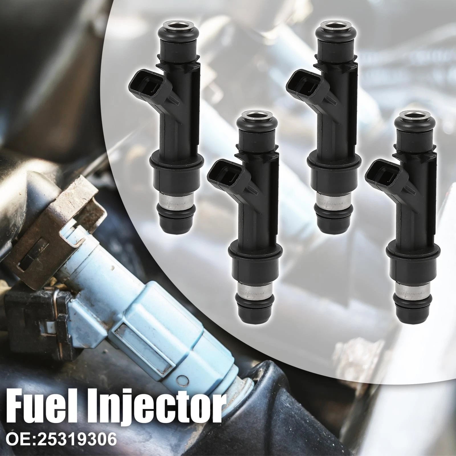 Fuel Injector Set Replacement 4PCS for Chevrolet Cavalier Sunfire (2.2L) (1995–2005)