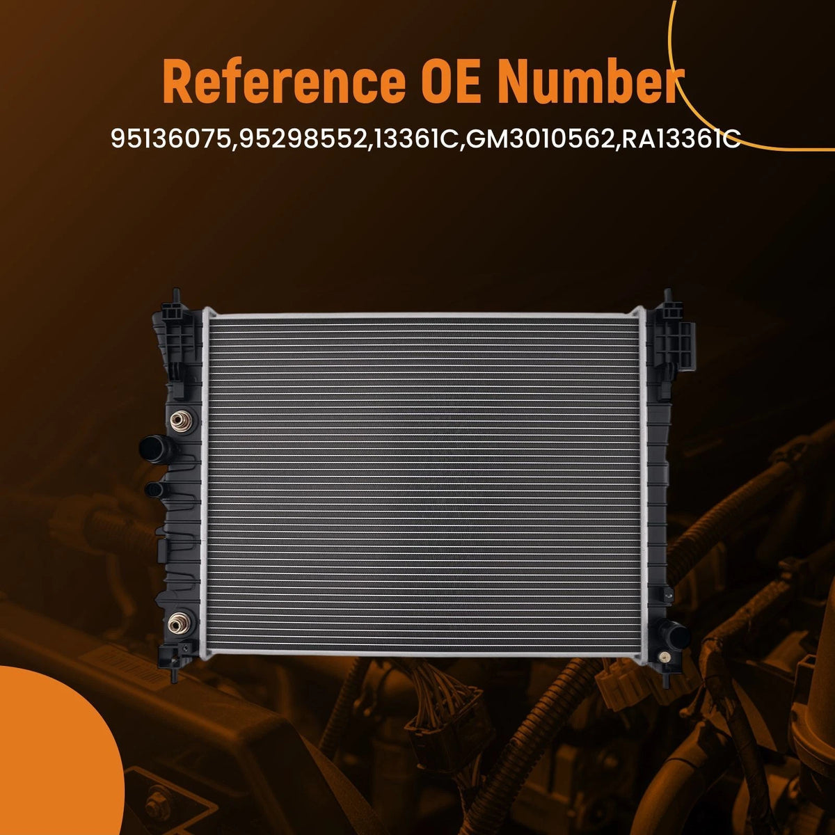 Aluminum Coolant Radiator for Buick Encore (2013–2019) GM3010562