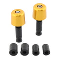 Handlebar Grips for Universal Motorcycle (1in/25.4mm) - Gold