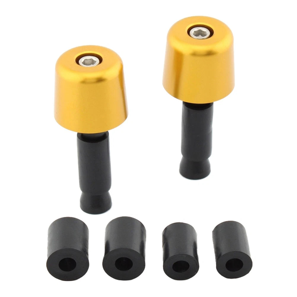 Handlebar Grips for Universal Motorcycle (1in/25.4mm) - Gold