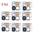 Set of 8 Carburetor Gasket Repair Kit for STIHL 017 018 MS170 MS180 ZAMA RB-77