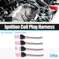 4pcs Ignition Coil Connector Replacement for Volkswagen CC 2.0T (2009–2016)