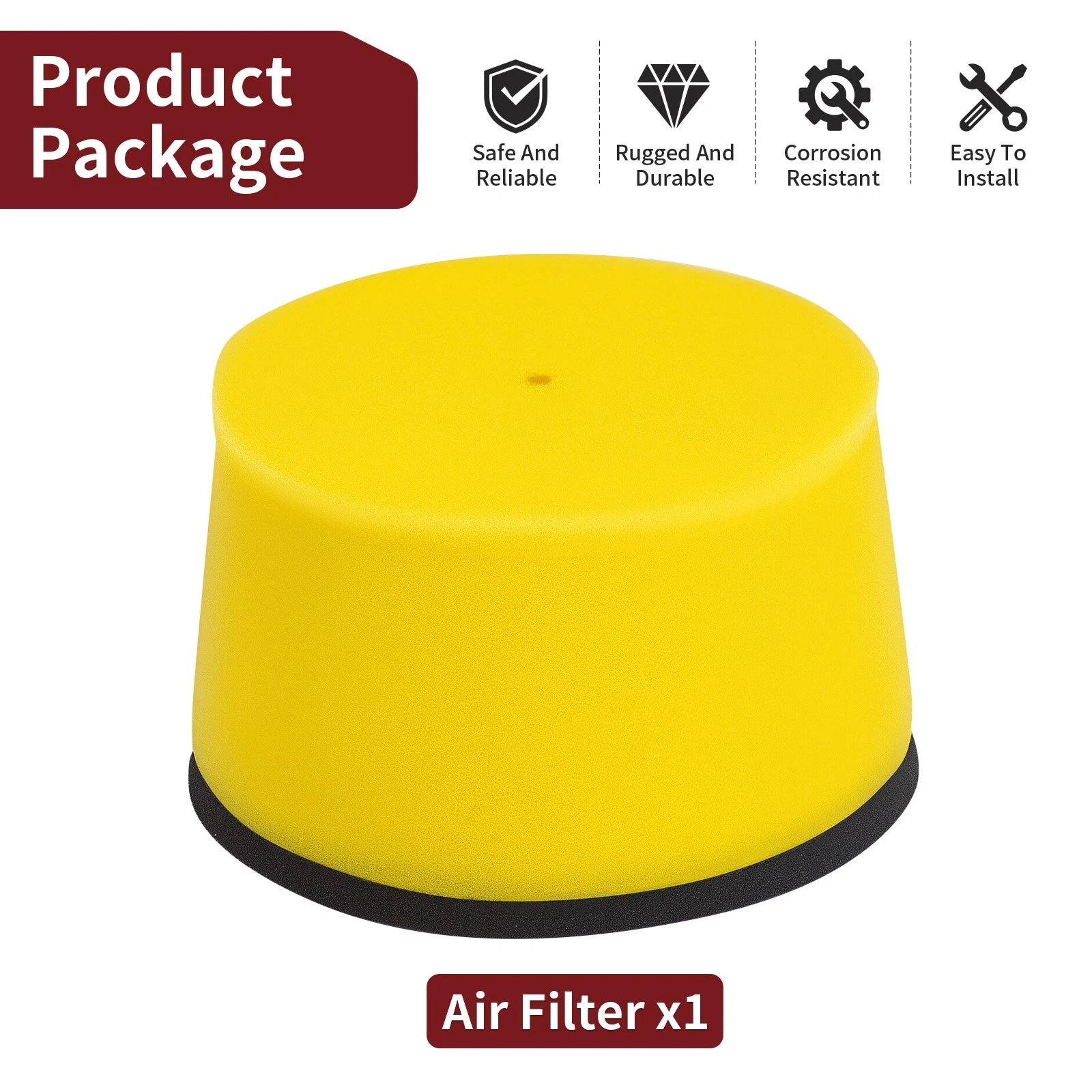 Air Filter for Suzuki Quadrunner Quadmaster 500 LT-A LT-F 500 (1998–2002) 13780-09F00