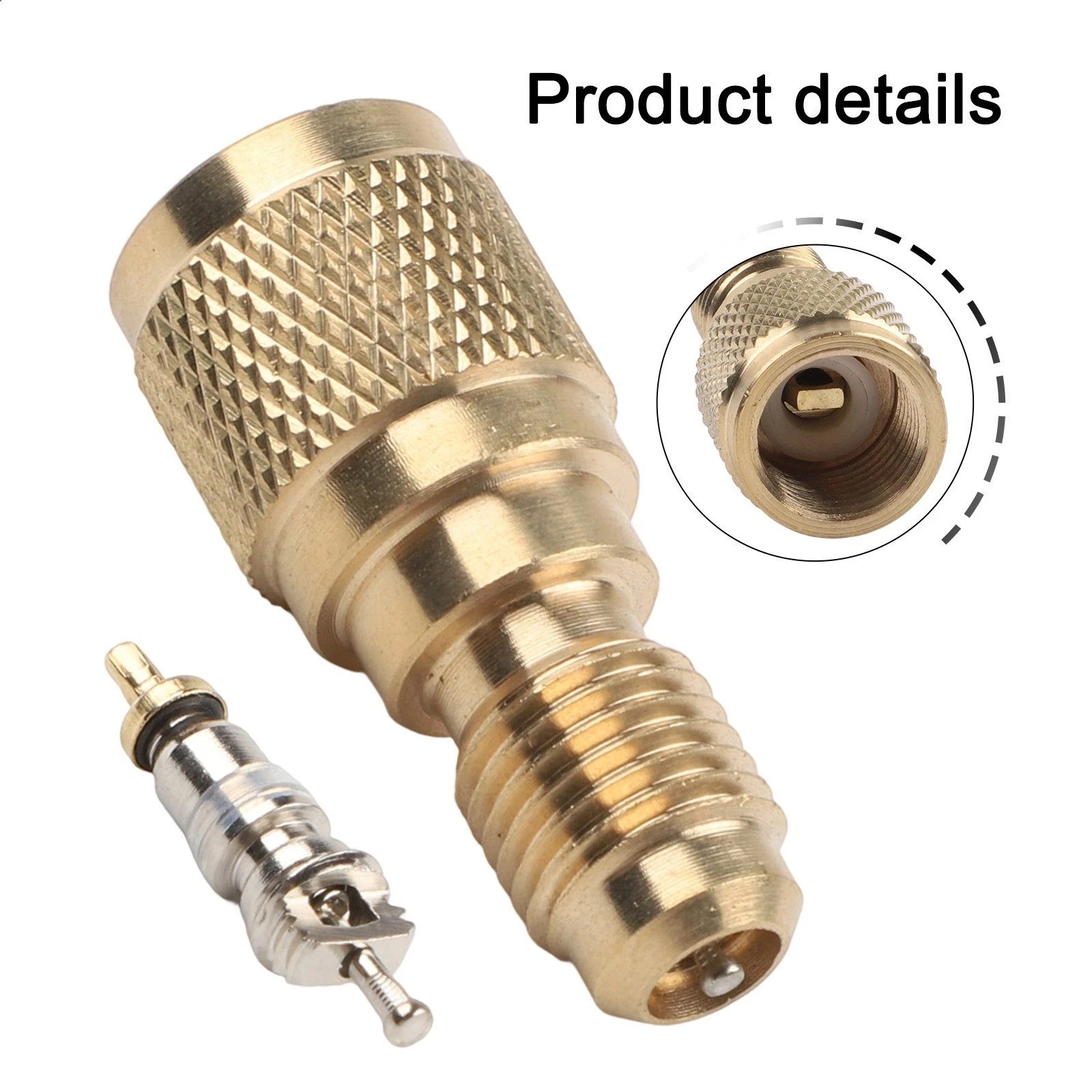 516 to 14IN Charging Vacuum Adapter for R410a for mini Split AC HVAC System