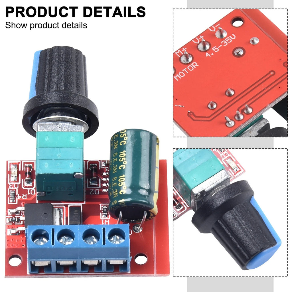 PWM Controller Adjustable for Various Projects