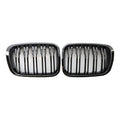Front Twin Bar Grille Trim for BMW 3 Series E46 (1999–2001) Gloss