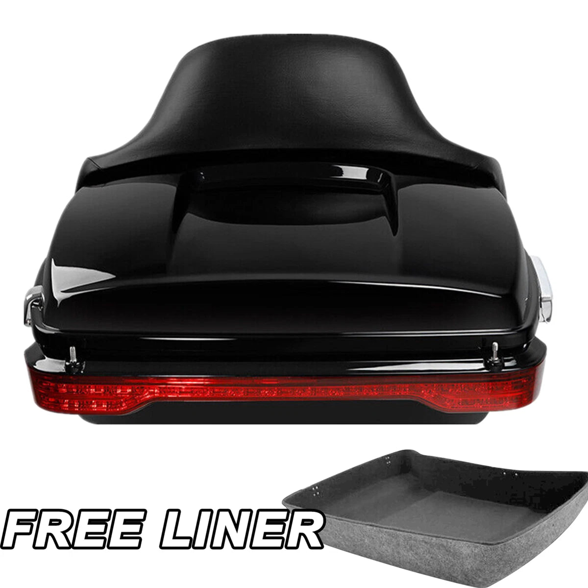 Chopped Trunk Pad & LED Brake Tail Light for Harley Electra Glide (2014–2026)