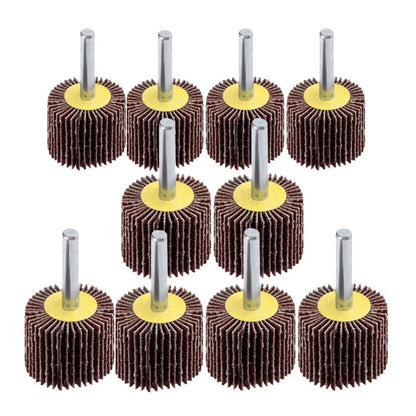 Set of 10 80 Grit Sanding Discs for Metal and Non-Metallic Materials