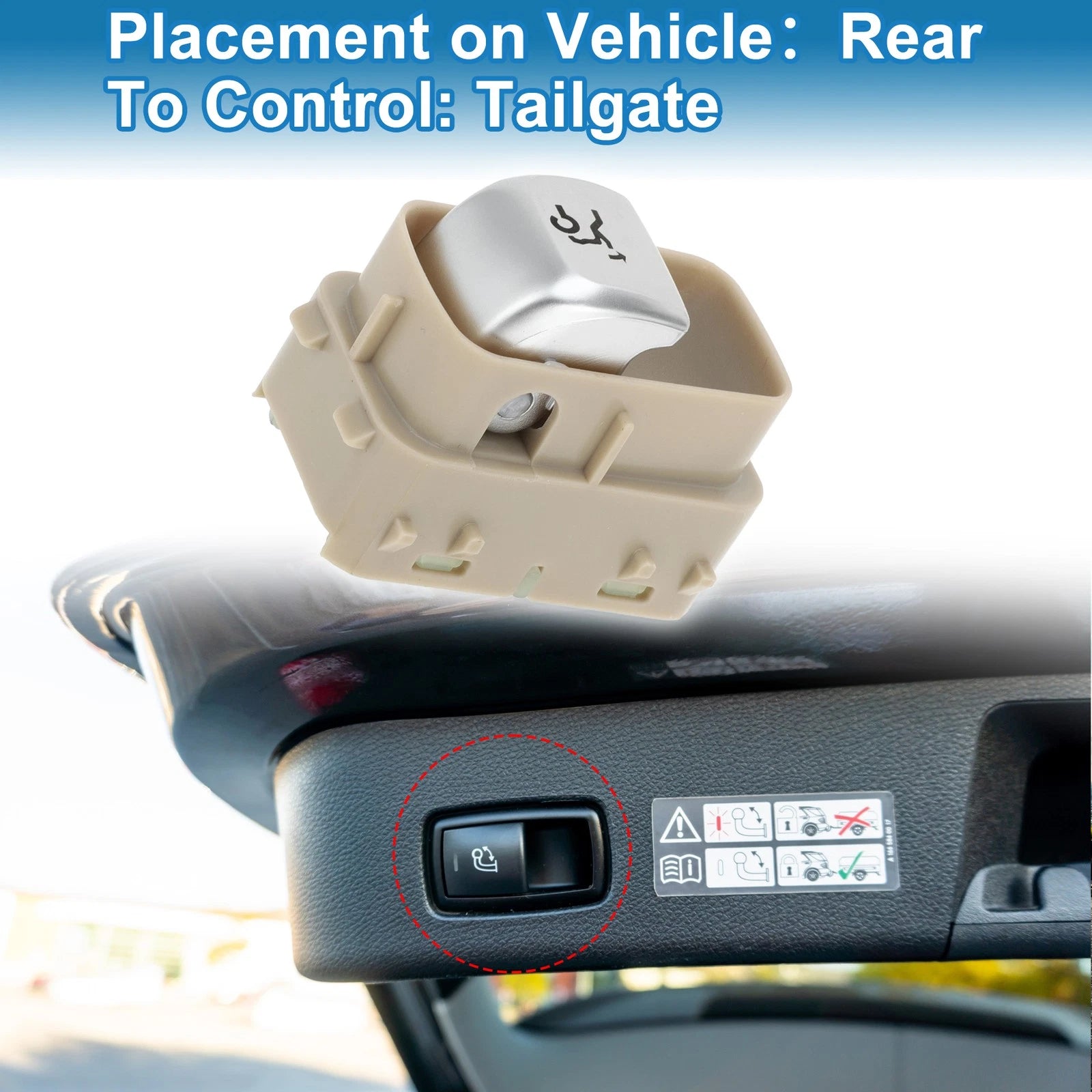 Trunk Release Switch Replacement for Mercedes E200 E300 (2014–2021)