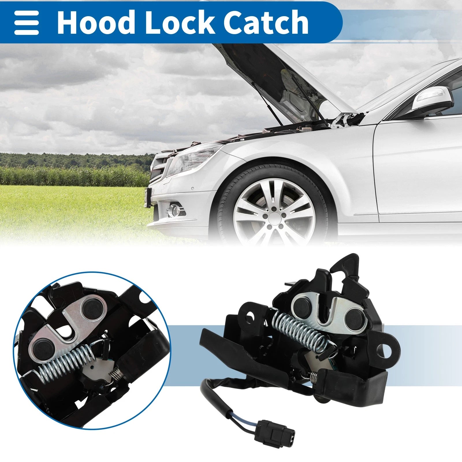 Hood Latch Assembly Replacement for Toyota Sienna (2011–2020)