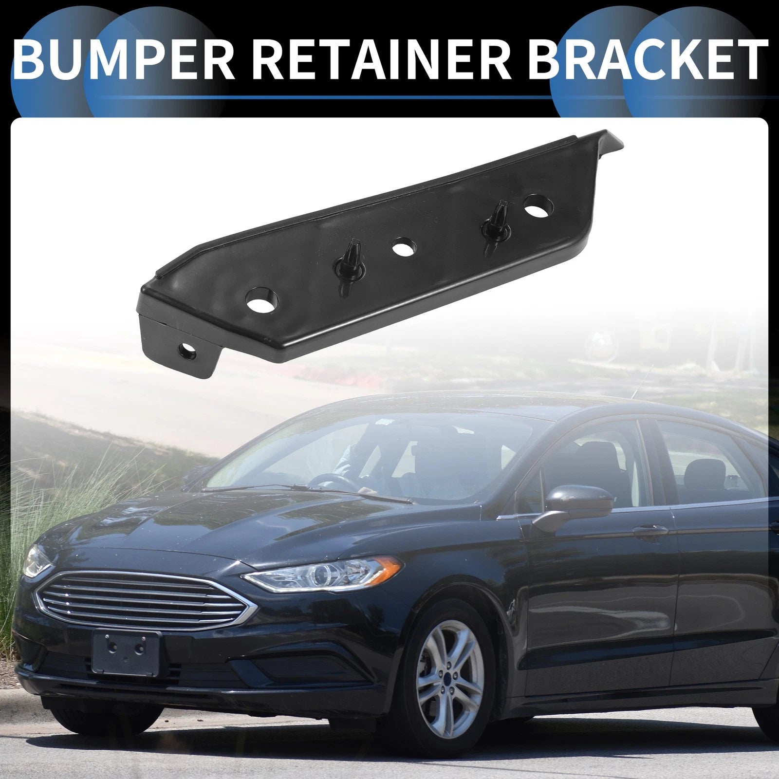 Left Front Bumper Retainer Bracket for Ford Fusion (2017–2020)