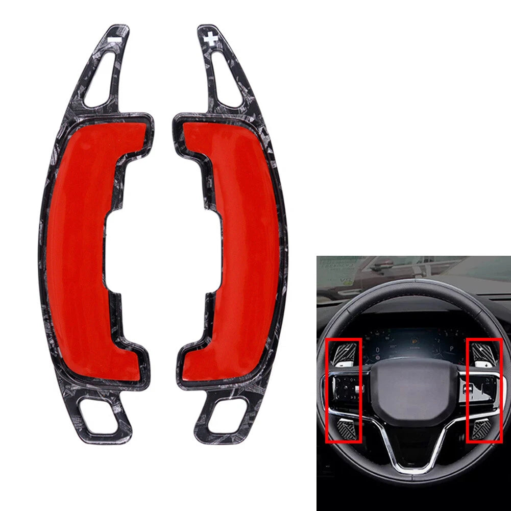 2X Steering Wheel Shift Paddle Extensions for Land Rover Range Rover, Jaguar
