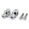 Chrome Spike Handlebar Riser Clamp for Motorcycle (Universal 1" 25mm)