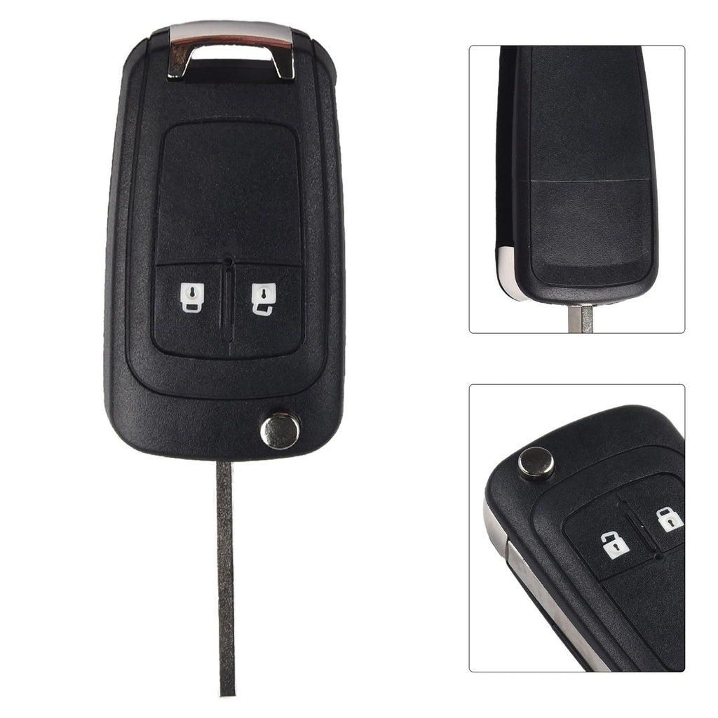 Replacement Folding Key Shell for Opel Astra J, Corsa E (2010–2019) 2 Buttons