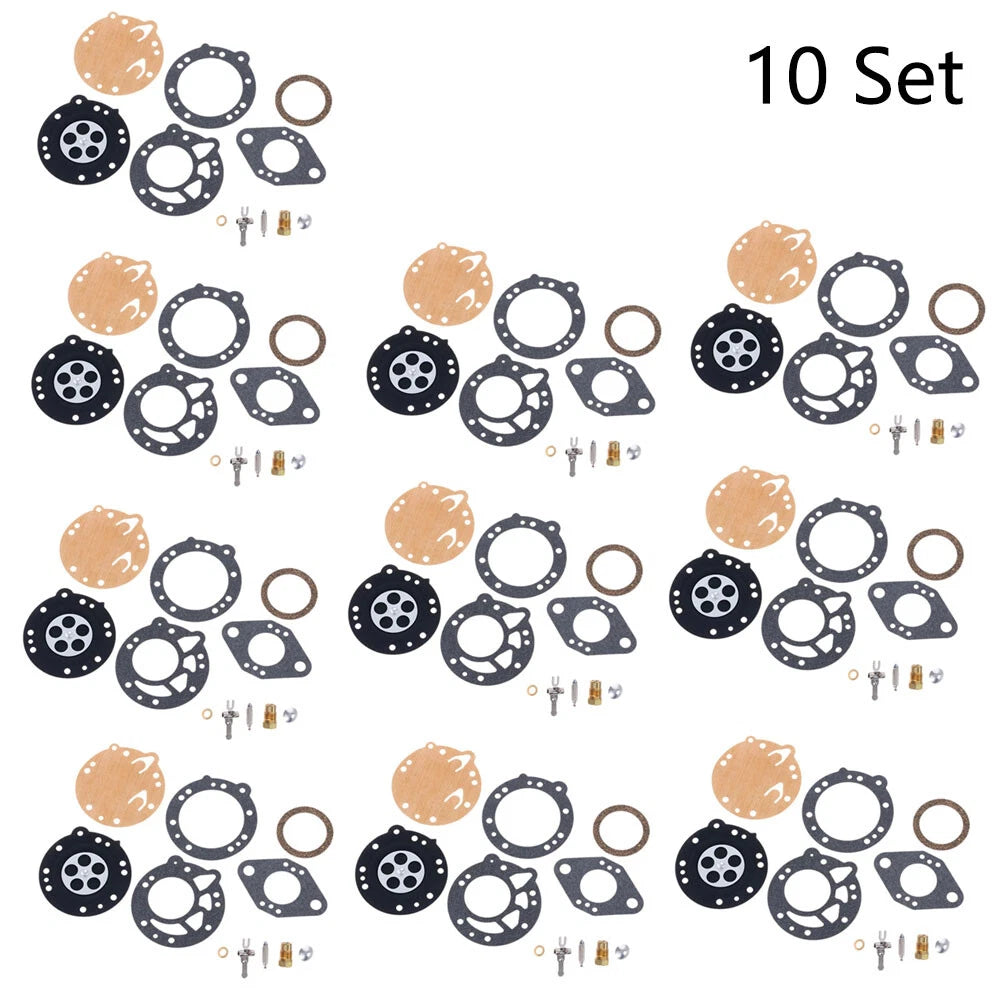 Set of 10 Carburetor Gasket Repair Kit for Tillotson RK-88HL Stihl Ryobi
