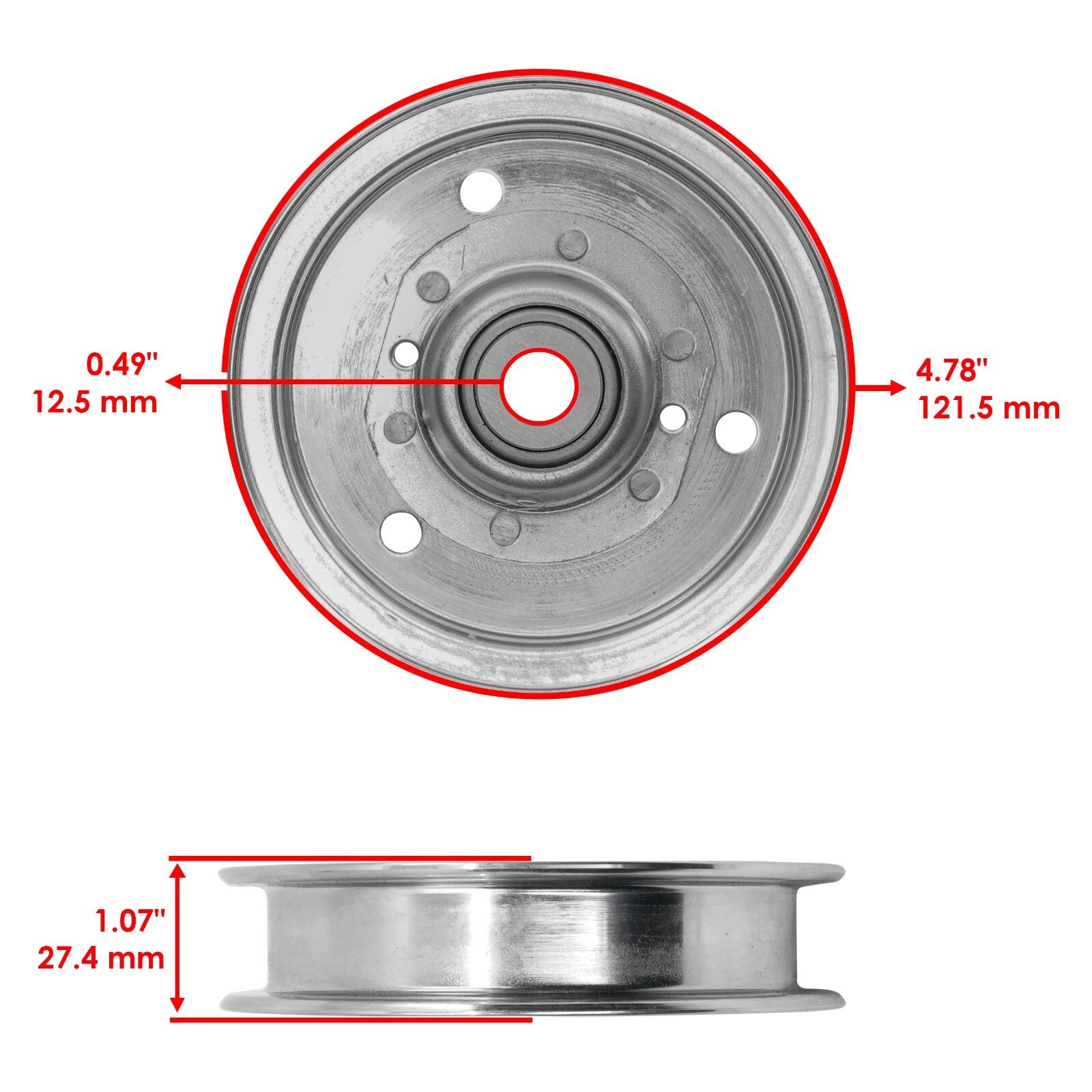 Deck Pulley Replacement for Bad Boy MZ Rambler 42 Inch (2023–2023)