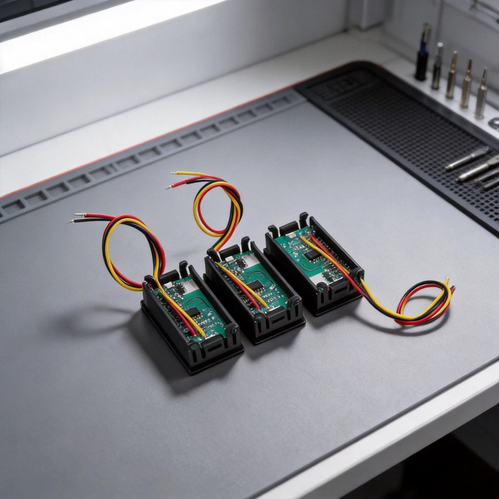 3Wire LED Digital DC Voltmeter for DC 030V (Reverse Polarity Protection)