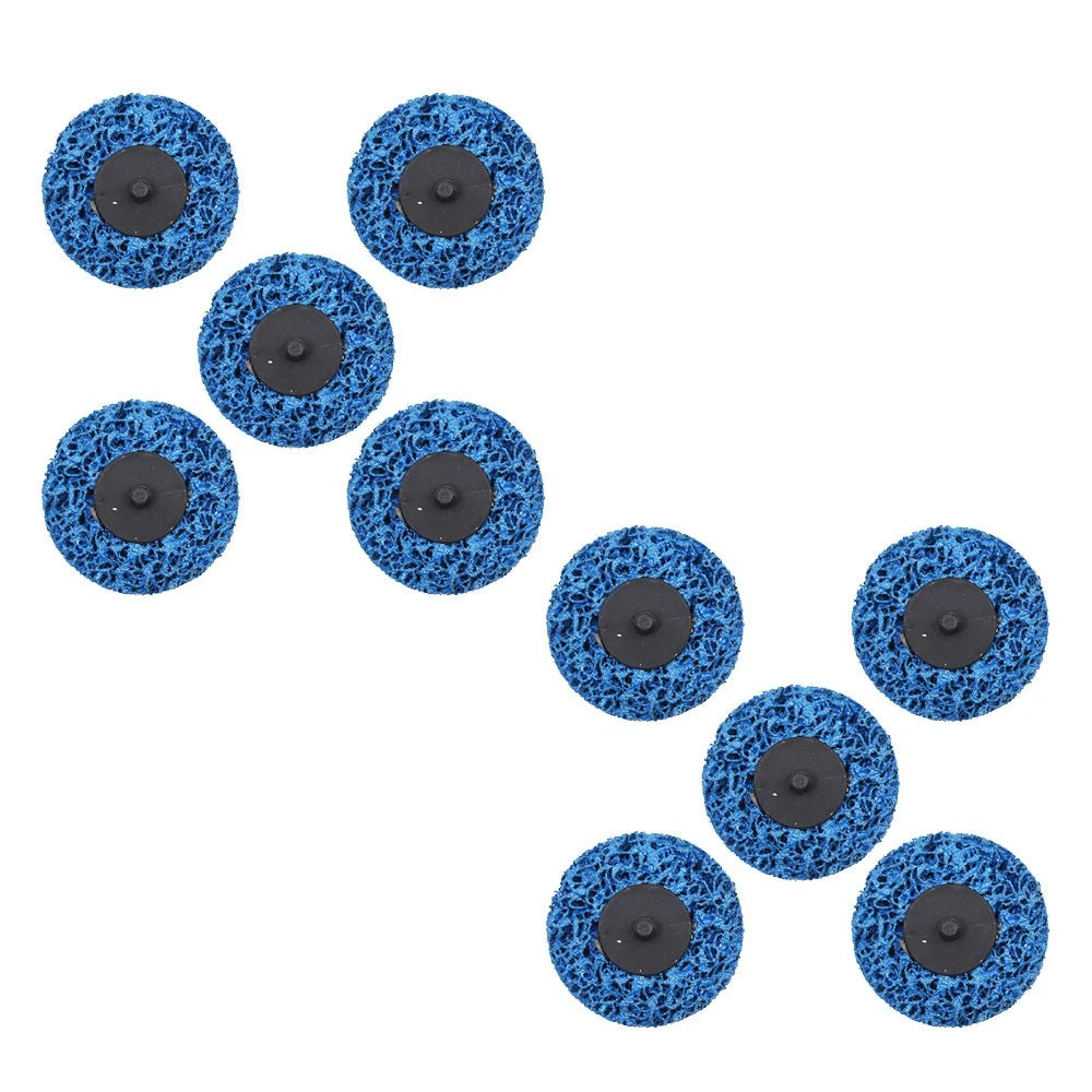 10Pcs 3 Inch Quick Change Strip & Clean Discs for Paint Rust
