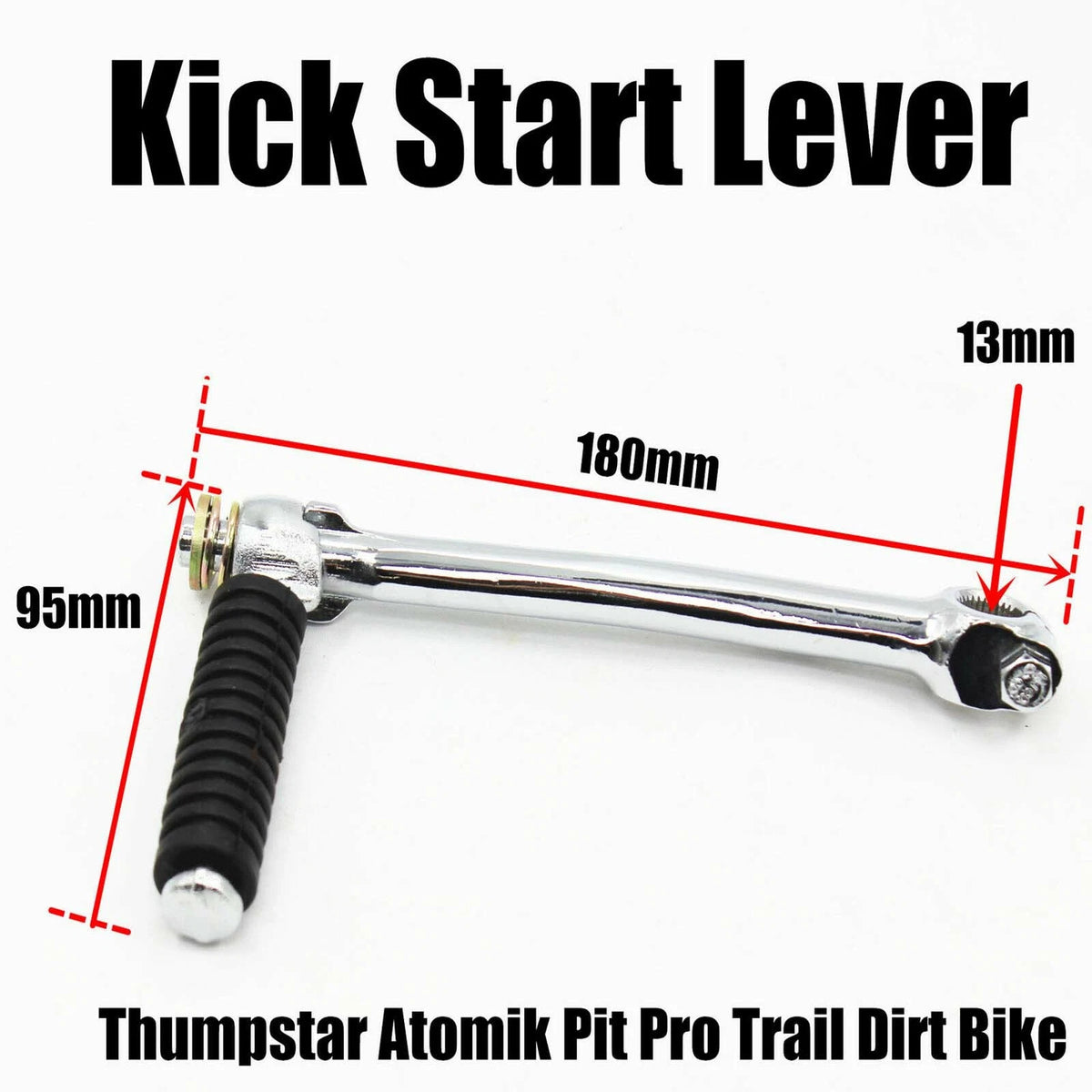 Kick Start Starter Lever for 110cc 125cc Pit Trail Dirt Bike (110cc–125cc)